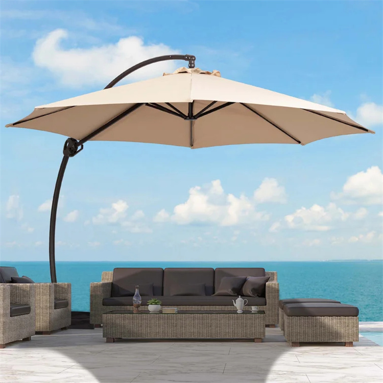 Κρεμαστή ομπρέλα 11FT Curvy Cantilever Patio Offset