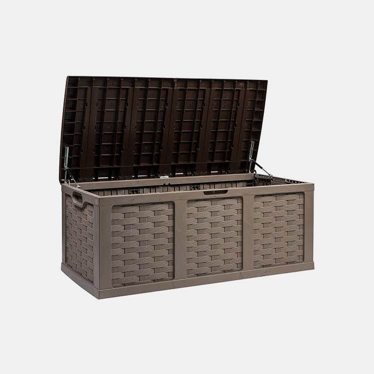 Πλαστικό κουτί καταστρώματος 153 Gallon Brown Rattan